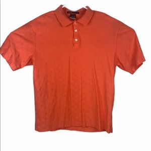 TIGER WOODS COLLECTION NIKE Orange Short Sleeve L